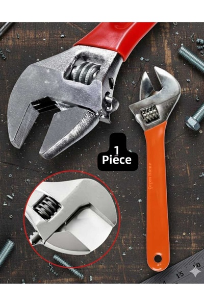 ÇEÇEN HOME Frog Wrench, Vise Steel Spanner (12Inch 300mm- Length:30Cm Mouth:3...