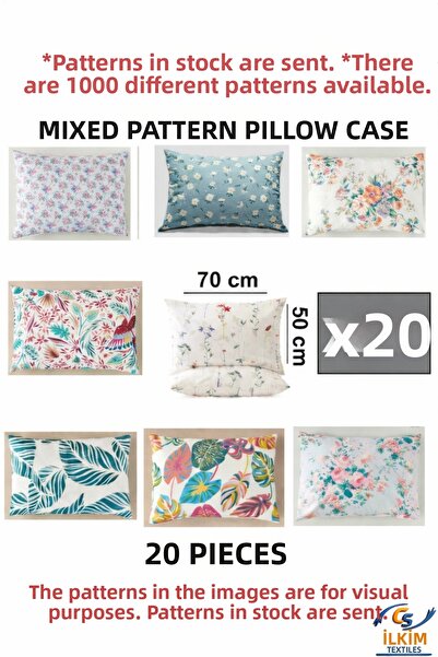 cs ilkim Pillowcase Mixed Patterned Casual Use Wedding Favor School Bag (50*7...