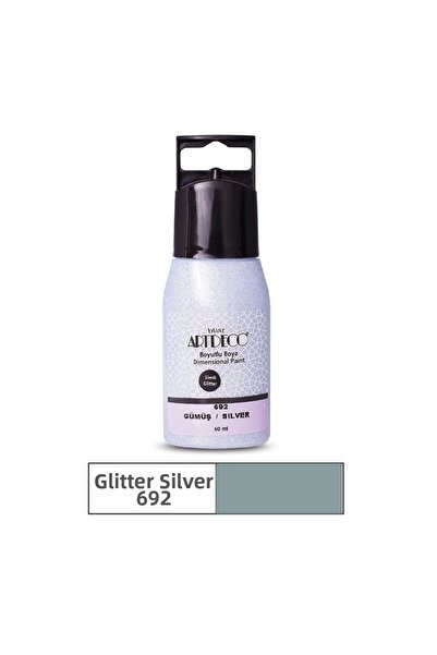 Artdeco Simli Boyutlu Boya 60 ml Gümüş 692