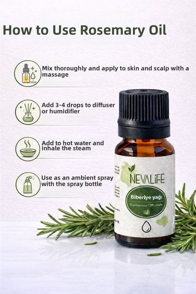 NEVA LİFE Rosemary Oil (10 ml)
