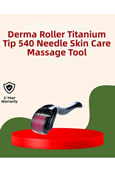 Fırsatkolik أداة العناية بالبشرة ديرمارولر 1 مم لإزالة آثار حب الشباب والتمدد