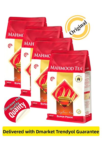 Mahmood Tea Super Pekoe Imported Ceylon Bulk Black Tea (4X 400 Gr)