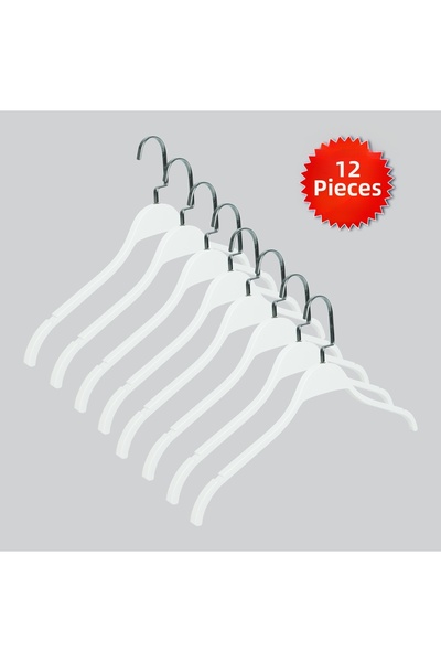 NYN Wooden 8061-Ç Lama Nickel Silver Hooks for Clothes, Blouses and T-Shirts,...