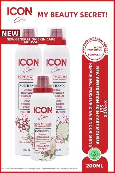ICON Care Skin Care Foam Wild Bloom 200+200+100 ml