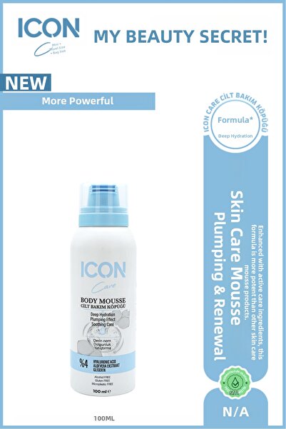 ICON Care رغوة العناية بالبشرة بحمض الهيالورونيك 100 مل-