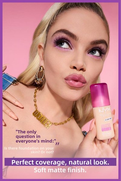 NYX Professional Makeup Make' Em Wonder Soft Matte Finish Foundation 01 - Pale