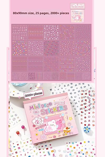 Buka Shops Bullet Journal and Scrapbook Sticker Set - 25 Sheets 2000+ Pieces ...