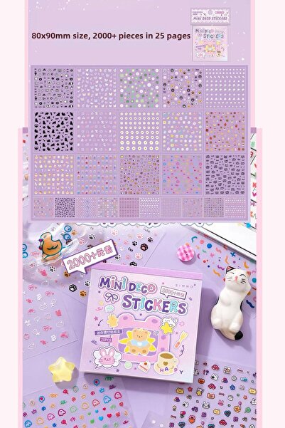 Buka Shops Bullet Journal and Scrapbook Sticker Set - 25 Sheets 2000+ Pieces ...