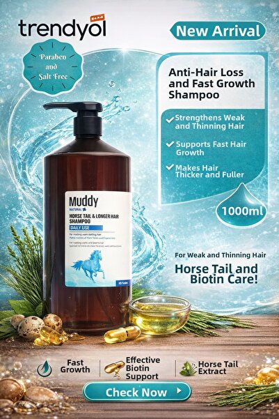 Muddy Ponytail Shampoo - Stylish and Comfortable