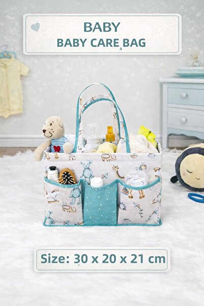 PONÇİK BEBEK Baby Care Bag Practical & Stylish Mommy Bag Baby Care Bag – Idea...