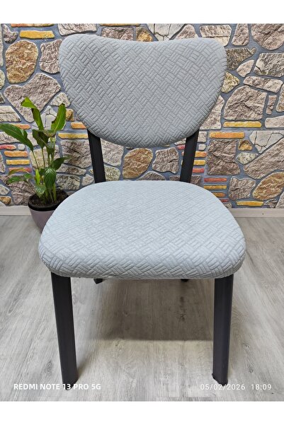 COVER TEKSTİL Elma Chair Cover Chaır Cover Brick Pattern Quality Fabric