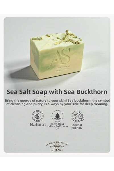AS ANTİK SABUNHANE 1924 Sage Salt Soap: Carry the Energy of Nature to Your Skin!