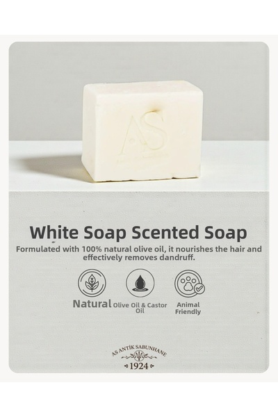 AS ANTİK SABUNHANE 1924 صابون صلب معطر بالصابون الأبيض