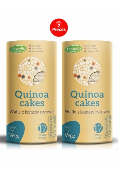 Lestello Quinoa Cakes - Gluten-Free Quinoa Patties 135 g (2 Pcs)