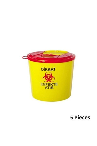 Ceyhanlar سلة النفايات الطبية 5 لتر - 5 قطع
