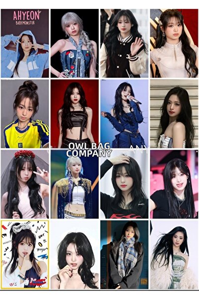 OWLBAG COMPANY OWL BAG Babymonster - Set de 16 photocards cu design Ahyeon