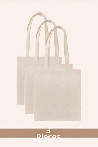 SADEN HOME Geantă din pânză brută, fără imprimeu, 100% bumbac |   35x40 cm | ...