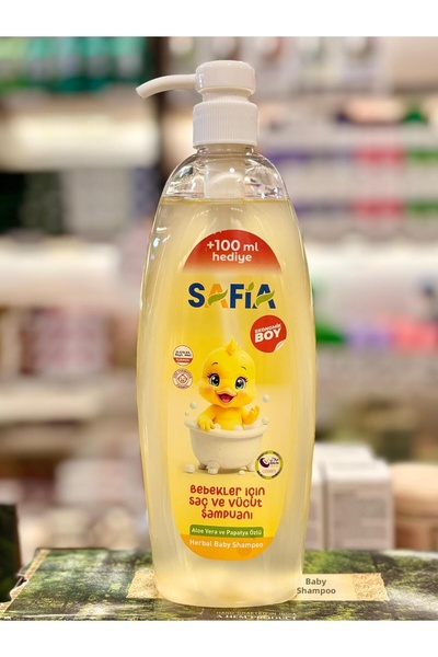 Safia Hair and Body Shampoo for Baby 750 ml Gmdes Certified