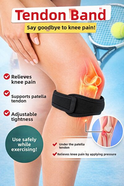 Perafit حزام وتر من السيليكون فعال مضاد لآلام الركبة وقابل للتعديل تحت الركبة...
