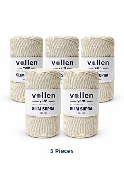 vollen yarn Slim Supra Macrame Ip Cordon Cerat Pase Ip 200gr 200mt Pachet de ...