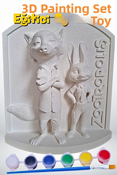 Craft3D Atölye لعبة تعليمية للأطفال من زوتروبوليس، جودي الشرطية الأرنبة ونيك ...