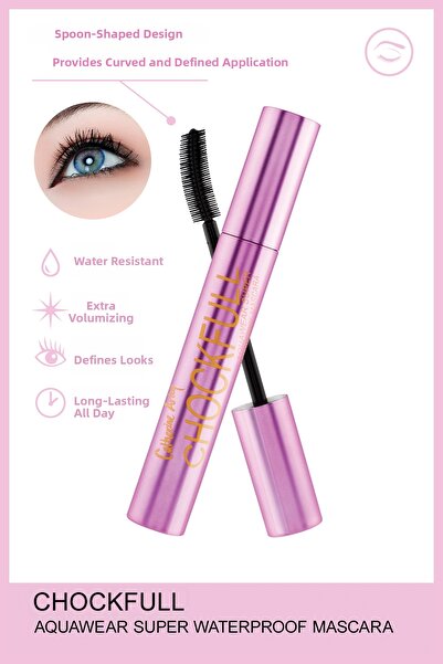Catherine Arley Chockfull Aquawater Super Waterproof Black Mascara Waterproof...
