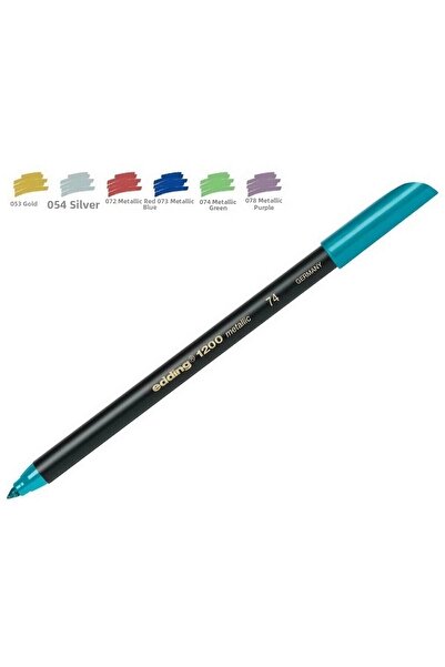 Edding قلم رسم 1200 أخضر معدني