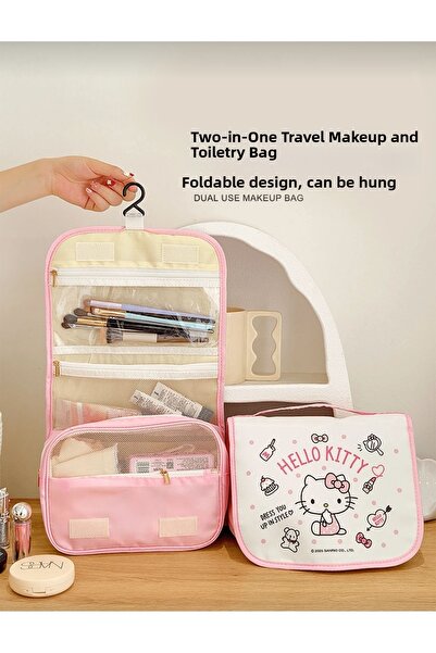 Hello Kitty 4 in 1 Waterproof Makeup and Toiletry Bag