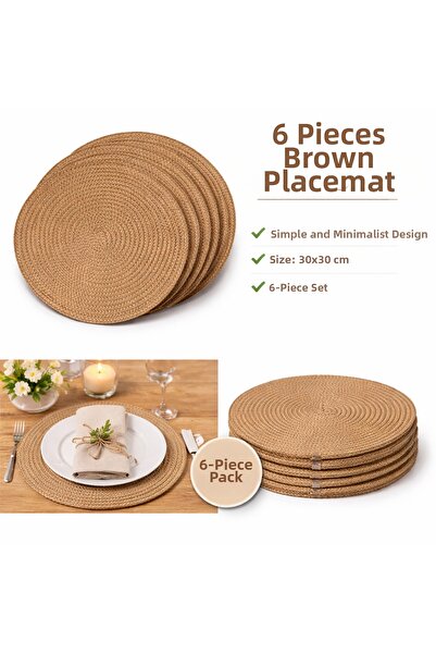 BRATİ HAND TOOLS Luxury American Service Runner 6-Piece Presentation Plate Se...