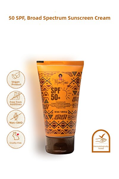 Dr. Mom Hand كريم واقي من الشمس واسع الطيف بعامل حماية من الشمس 50 - 50 مل