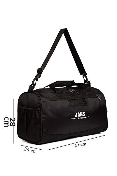 loopdesing Μεσαίου μεγέθους Unisex Μαύρη Αθλητική Τσάντα - Με Θήκη για Παπούτ...