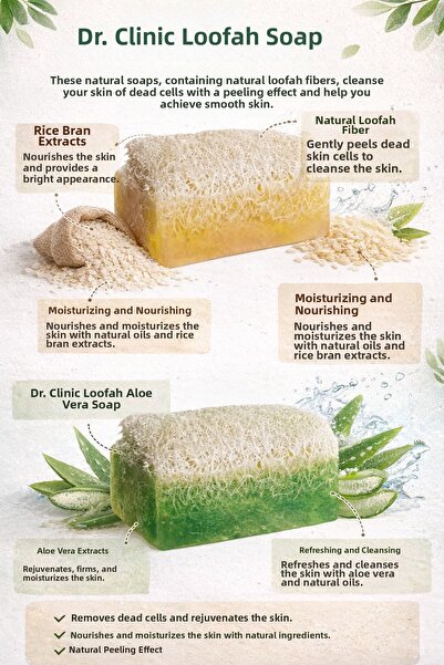 Dr. Clinic Pumpkin Fiber Soaps