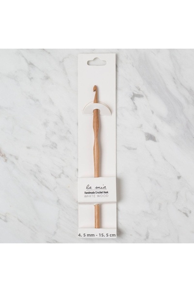 Leyaton لا ميا وايت وود 4.5 مم 15.5 سم خيوط خشبية للحياكة LWLHM-YTRS345