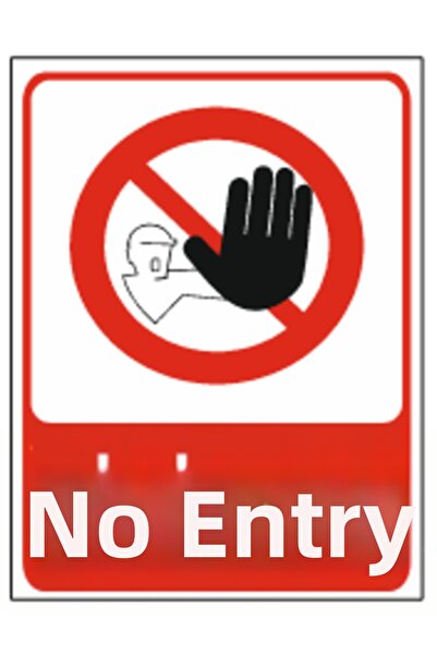 HiperAD Reklam لافتة تحذيرية مطبوعة من نوع GİRİLMEZ DEKOTA – 3 مم فوركس × 25 ...