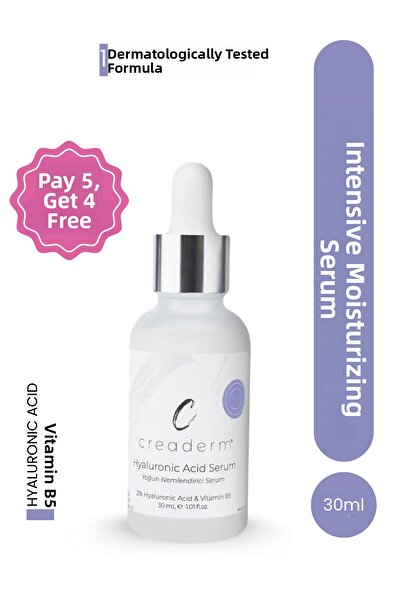 CREADERM سيروم ترطيب مكثف (2% حمض الهيالورونيك وفيتامين ب5)