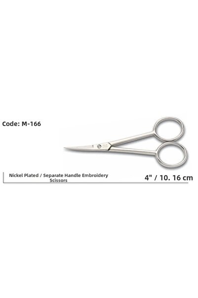 eco port Europe Split Handle Embroidery Scissors Super Quality No:4 10,16 Cm