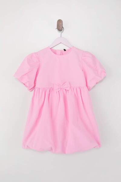 TRENDYOLKIDS Розова къса / мини рокля с равен плат TKDSS26EL00004