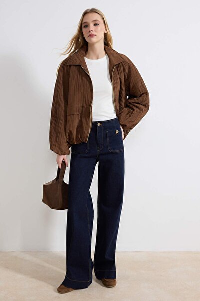 Trendyol Collection Brown Regular Coat Twoss26Mo00007