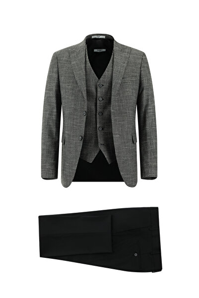 Kiğılı بدلة 7 دروب سليم فيت بقصة ضيقة مع سترة منقوشة