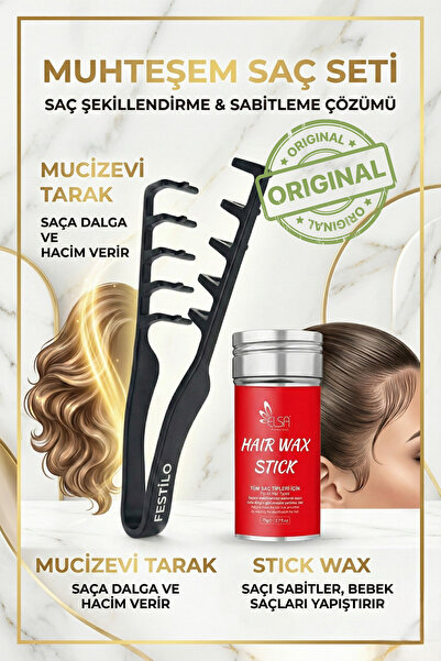 FESTİLO Mucizevi Tarak Stick Wax Seti 75 gr