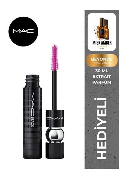 M.A.C Kat Kat Uygulanabilir Siyah Maskara Hacim Veren Uzun Süre Kalıcı Topakl...