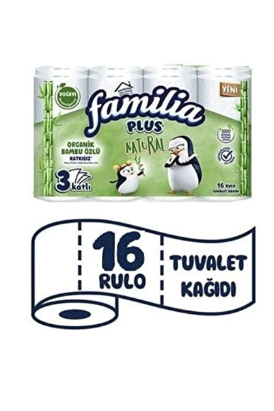 Familia Plus Natural 16'lı Tuvalet Kağıdı