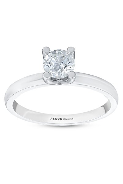 Assos Pırlanta 0.10 Karat Pırlanta Tektaş Yüzük