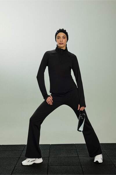 DeFacto DeFactoFit Flare Fit που αγκαλιάζει τη μέση Ισπανικό πόδι Standard μή...