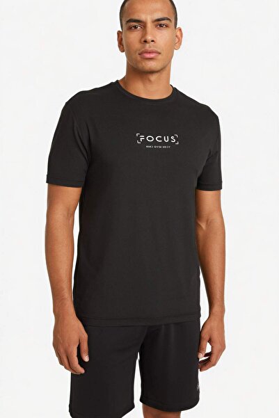 DeFacto Μπλουζάκι με κοντό μανίκι Standard Fit Soft Touch Crew Neck με τύπωμα...