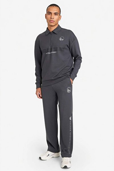 DeFacto Nba Golden State Warriors Relax Fit Scuba Diver Fabric Jogger F6994Ax...