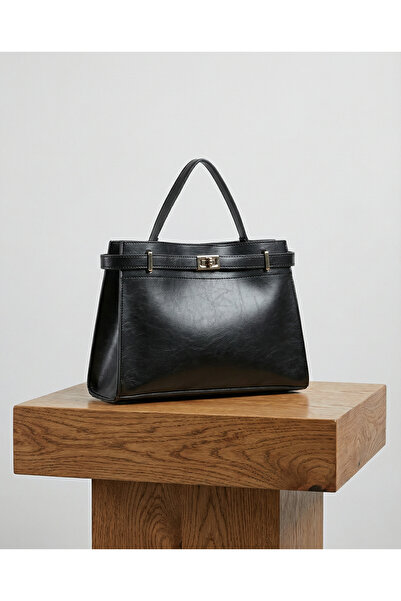 erba Τσάντα Raven Satchel Χειρός και Ώμου Μαύρη