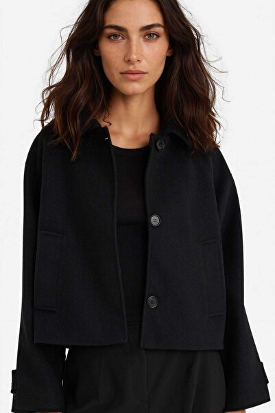 DeFacto Regular Fit Polokragen-Kurzmantel E8658AX25AU