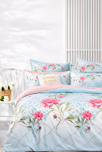 İQON Jasmín tyrkysová - súprava dvojitých elastických prikrývok