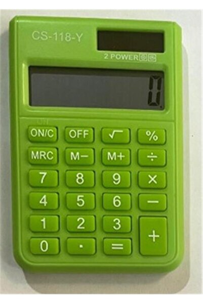 CSL CS-118-Y Yeşil 8 Hane Cep Tipi Hesap Makinesi